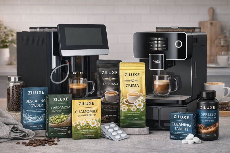 قرص و پودرهای رسوب زدای اسپرسوساز و قهوه ساز