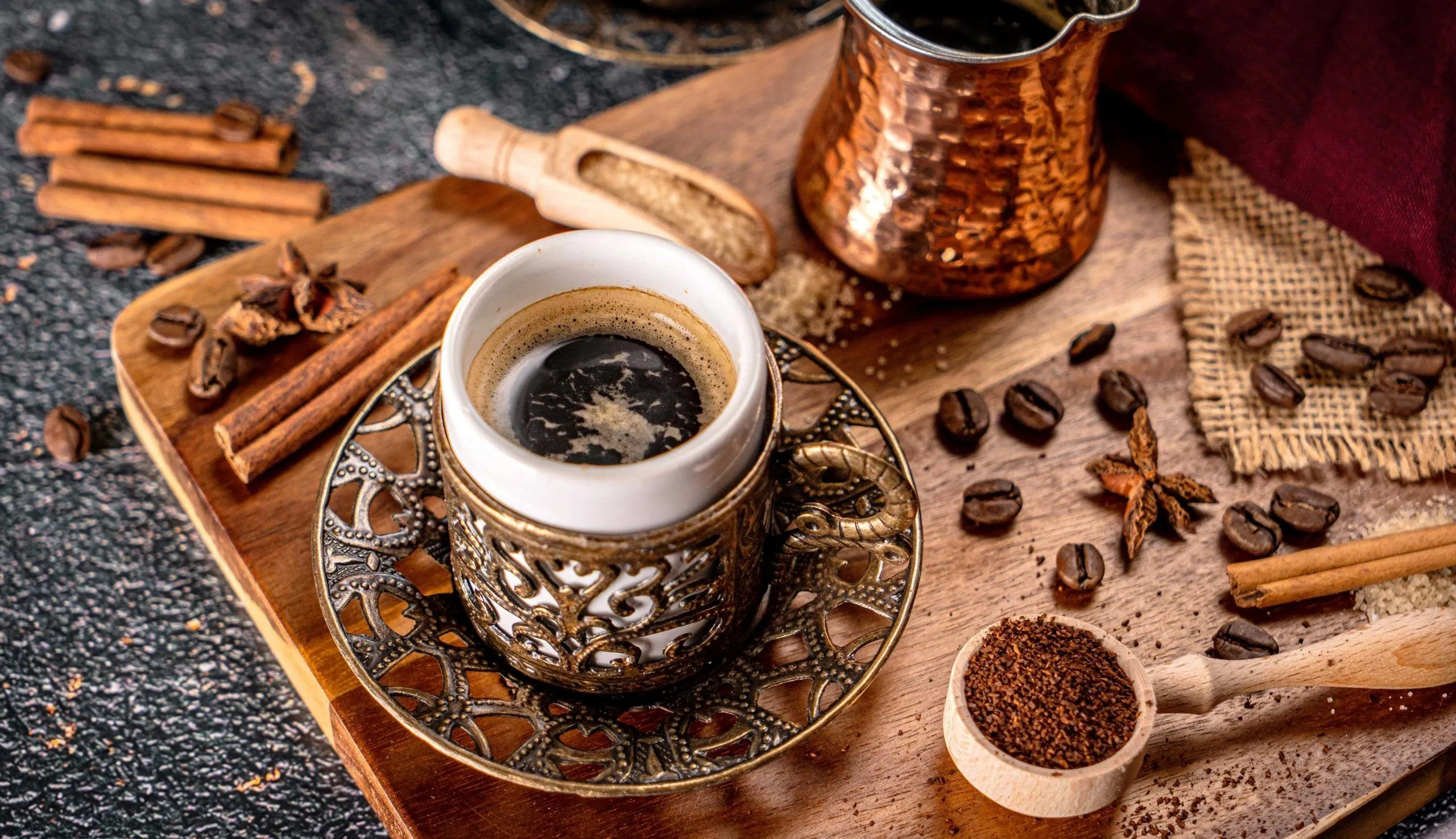دم‌آوری قهوه ترک