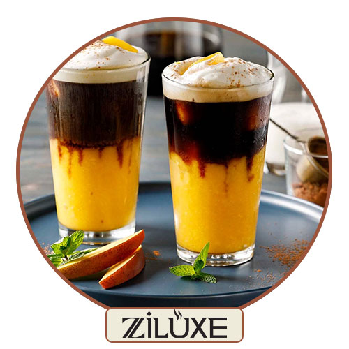 قهوه میوه‌ای انبه و توت‌فرنگی: طعمی گرمسیری