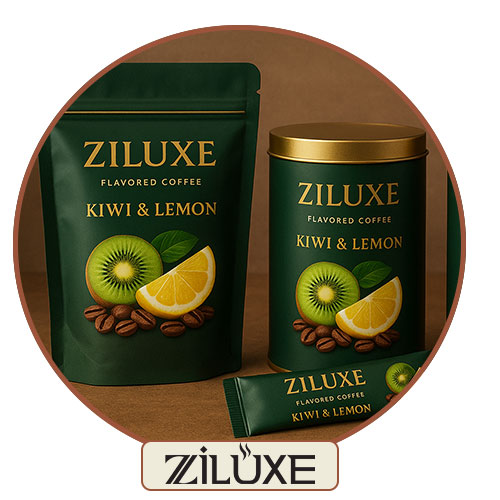 قهوه میوه‌ای کیوی و لیمو: طعمی تازه و ترش