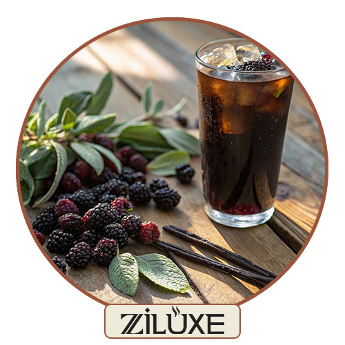 قهوه میوه‌ای توت سیاه و وانیل: طعمی دلپذیر