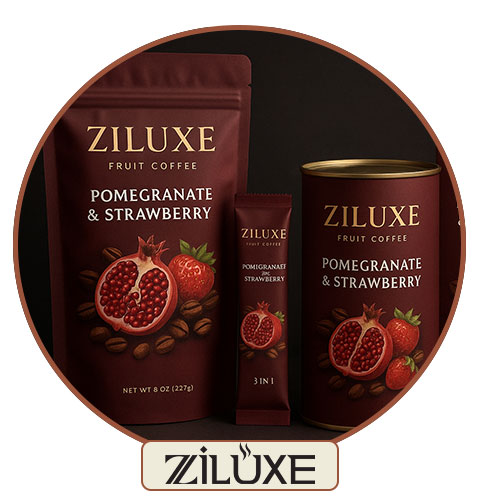 قهوه میوه‌ای انار و توت‌فرنگی: طعمی جذاب