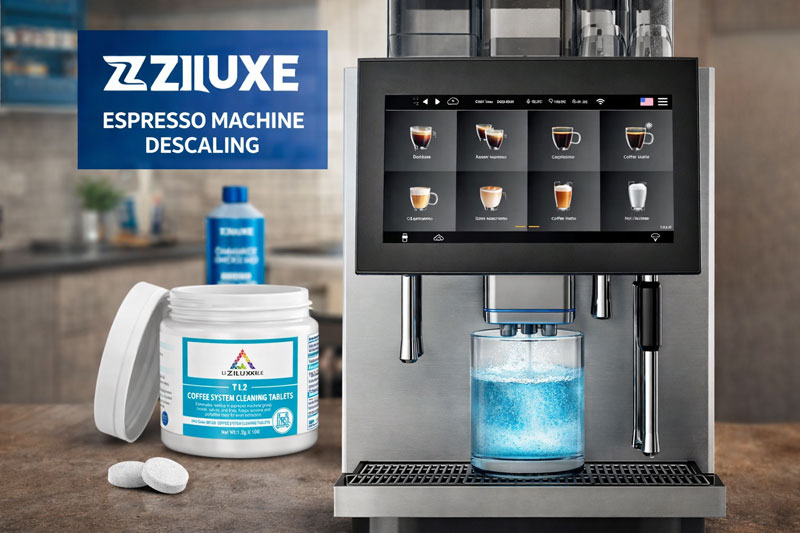 برنامه نگهداری اسپرسوساز در کافه‌ها با قرص شستشو